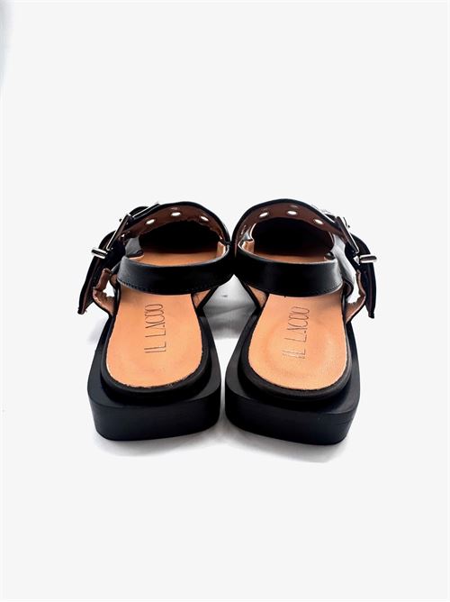 Slingback donna doppia fibbia IL LACCIO | KBAS3VITELLONERO